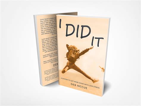 I DID IT BOOK COVER DESIGN by Ajit Sen on Dribbble