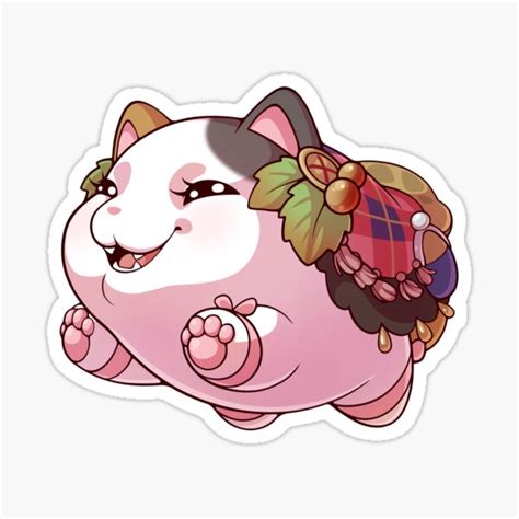 "FFXIV || Fat Cat Mount" Sticker for Sale by MonkParty | Redbubble