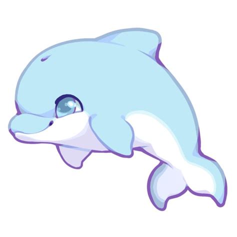 Cute Dolphin by Kakiwa | Dauphin dessin, Dessin animaux mignons ...