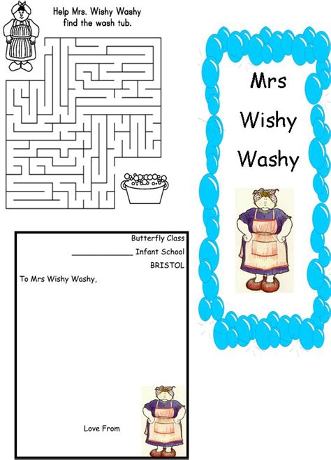 Teaching Resource - Mrs Wishy Washy Water KS1 EARLY YEARS INFANT TOPIC IWB