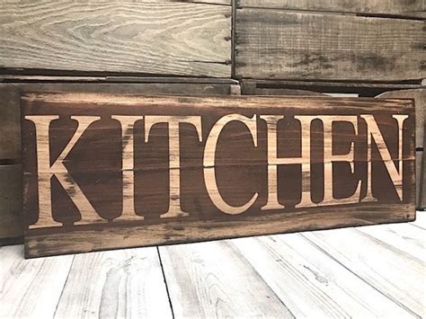 Kitchen signs decor Farmhouse rustic red home decor rustic | Etsy