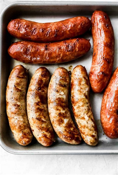 Grilled Sausage - How to Grill Sausage Perfectly Every Time!