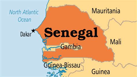 Dakar Senegal Map | World Map 07