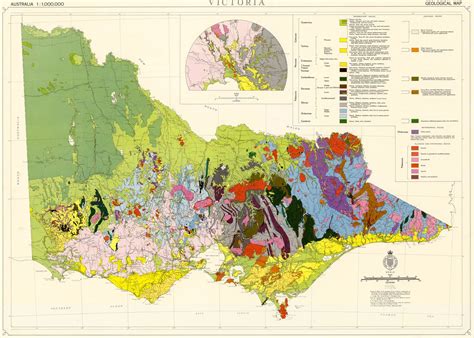 Geological Map of Victoria - MapSof.net