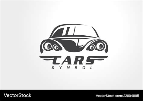 Auto design car logo Royalty Free Vector Image