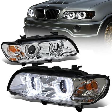 00-03 BMW X5 Pre-Facelift Models 7-Colors LED U-Halo Projector ...