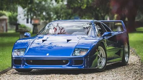 Ferrari F40 - Record price for this blue copy at auction! - Byri