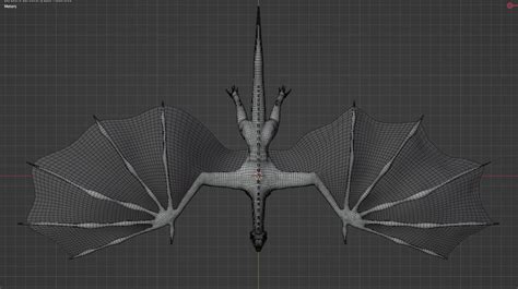 ArtStation - Wyvern 3D model rigged | Game Assets