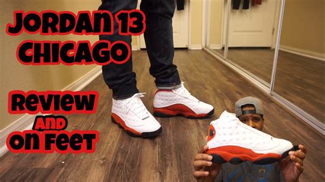 Jordan Chicago 13 w/ on Foot review!! - YouTube