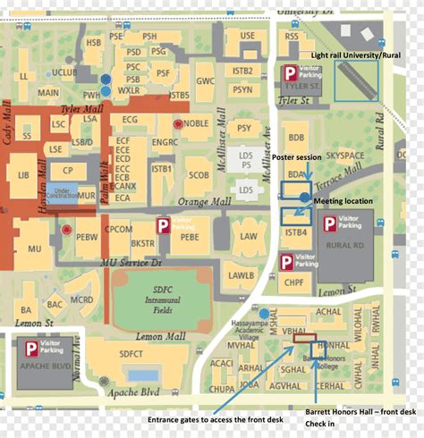 Asu Tempe Campus Map - Atlanta Georgia Map