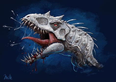 Indominus Rex by milkmindart on DeviantArt