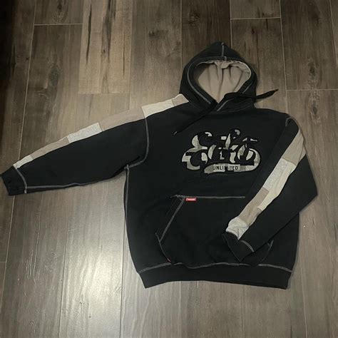 Ecko hoodie for sale Size L super heavy duty Wool... - Depop