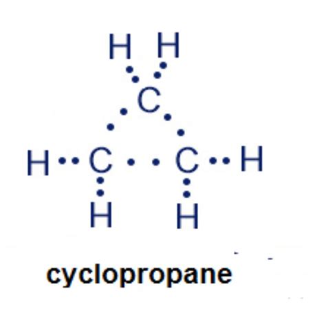 draw the structure of cyclopropane - mandjpainting