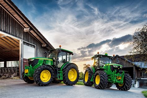 fond d'écran john deere hd,tracteur,véhicule,ciel,ferme,système de roue ...