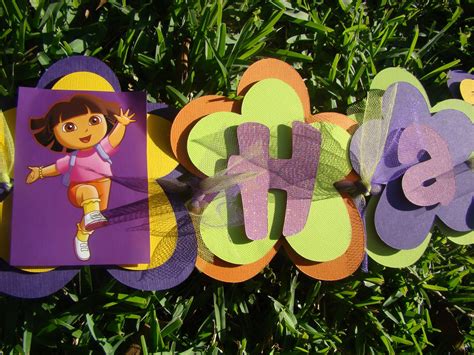 Dora The Explorer Happy Birthday Banner