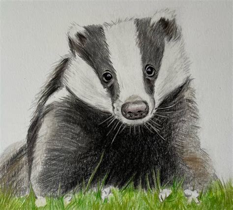 Badger drawings · Sketch a Day