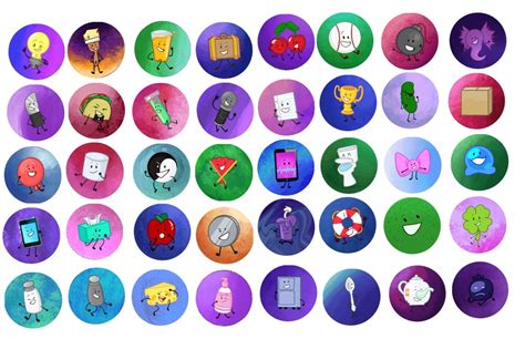 Inanimate Insanity Object Show Button Pins Fanart OSC - Etsy