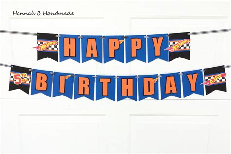 Hotwheels Birthday Party, Hotwheels birthday banner | Hot wheels ...