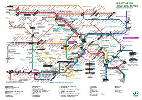 Tokyo Train Map For Tourist - Cathie Annabella