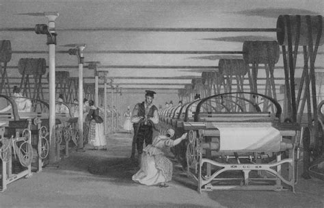 Power Looms in a Textile Mill (Illustration) - World History Encyclopedia