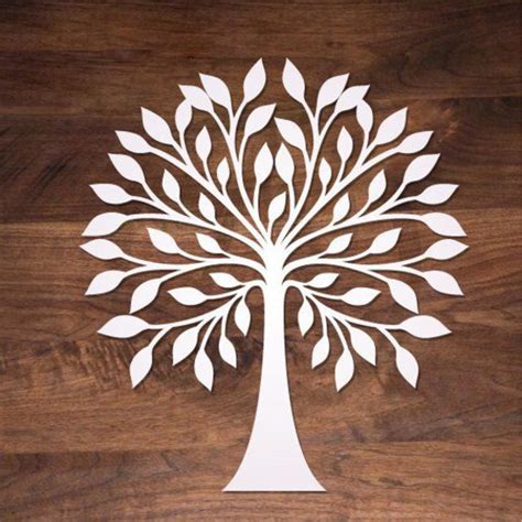 Laser Cut Wooden Tree Wall Decoration Free Vector cdr Download - 3axis.co