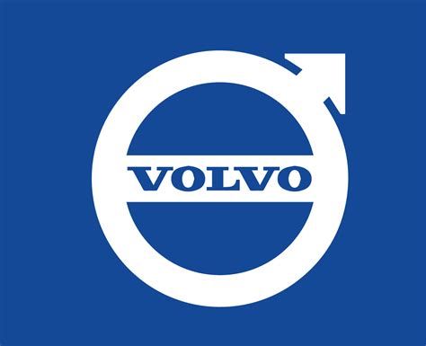 volvo logo marca coche símbolo con nombre blanco diseño sueco automóvil ...