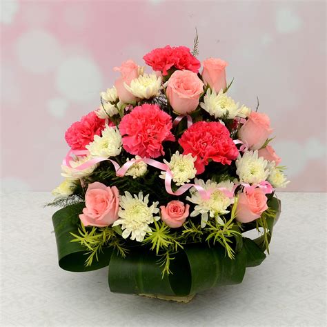 Pink Flowers Arrangement | Flowers