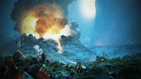 ArtStation - Underwater Volcano