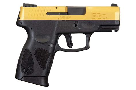 Shop Taurus G2C 9mm Sub-Compact Pistol with Gold Slide (10-Round Model ...