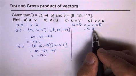 Vector Cross Product Problems