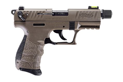 Shop Walther P22Q 22 LR Rimfire Pistol with Flat Dark Earth Finish and ...