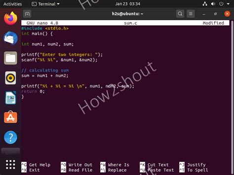 How to create, compile & run a C Program in Linux terminal - LinuxShout