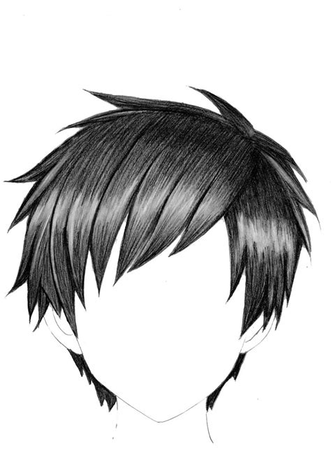 How To Draw Anime Boy Hair - Draw Realistic Anime Hair | Anime boy hair ...