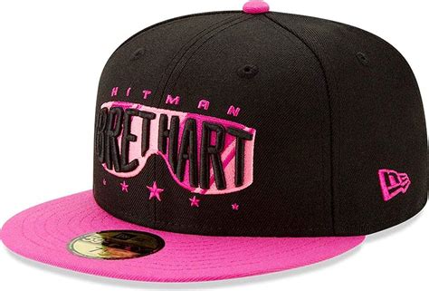 New Era Bret Hart Sunglasses Black WWE Cap 59fifty 5950 Fitted Limited ...