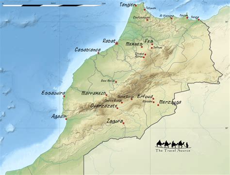 Morocco Map | The Travel Source