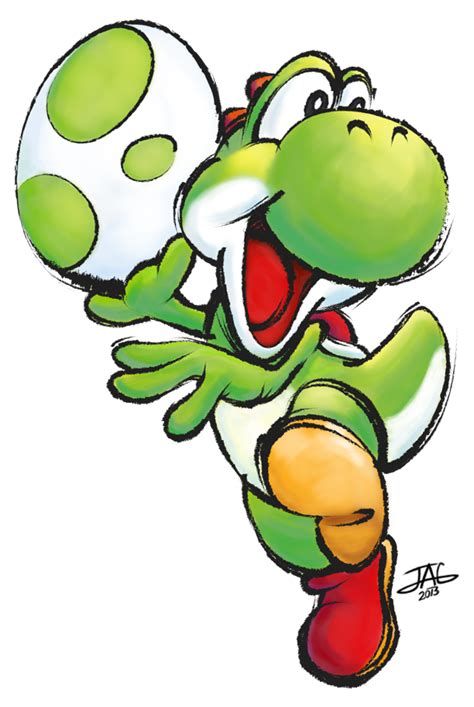 Yoshi by JAG-Comics on DeviantArt