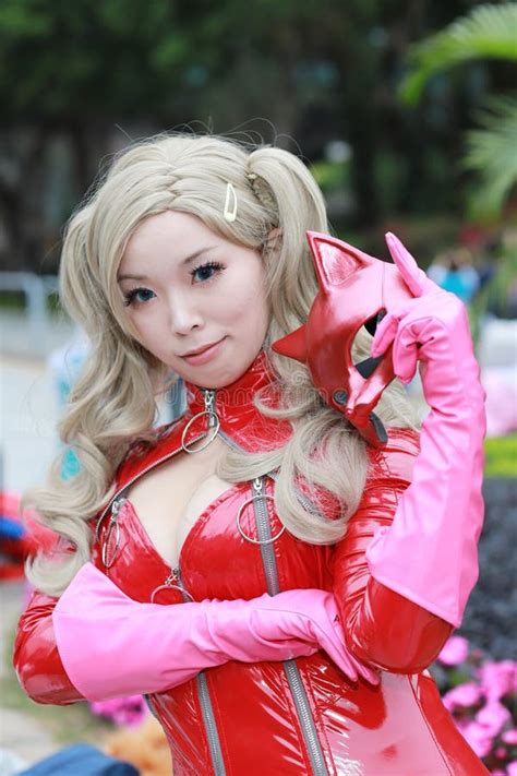 An Unidentified Japanese Anime Cosplay Pose Editorial Stock Image ...