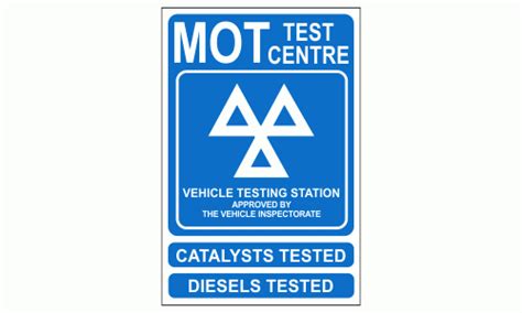 MOT Test Centre Sign | M.O.T Signs | Safety Signs and Notices