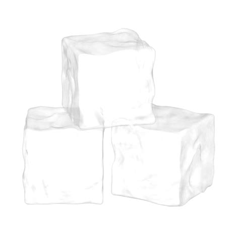 3d Three Dimensional Transparent Texture Ice Cubes, 3d, C4d ...