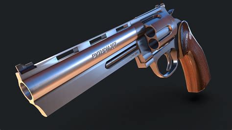 Revolver - 3D model by Elliot Whitehouse (@sinclairmontague) [5bb72c0 ...