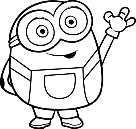 Free Printable Minion Coloring Pages