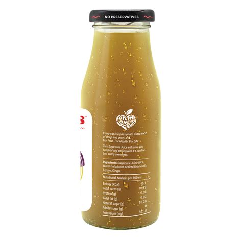 Sugarcane Juice with Ginger and Lemon - 200ML – Smoodies