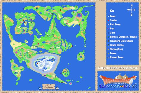 Overworld Maps Page 1 > Dragon Quest Monsters 3: Caravan Heart GBA ...