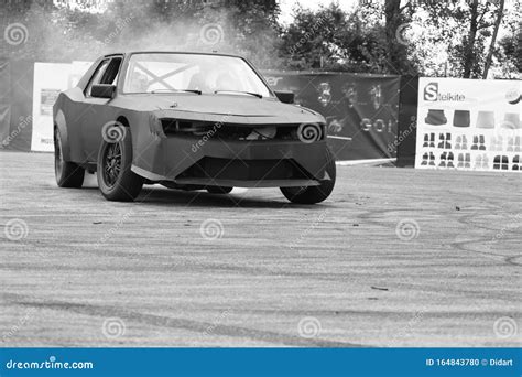 Drifting Car in Tunning Show Editorial Image - Image of automotive ...