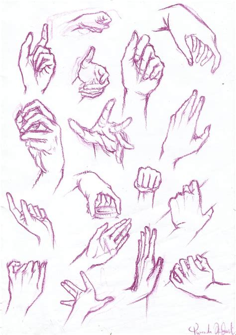 Anatomy Study: HANDS by YuuyuMori on DeviantArt