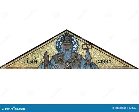 Saint Sava stock illustration. Illustration of iconography - 132004087