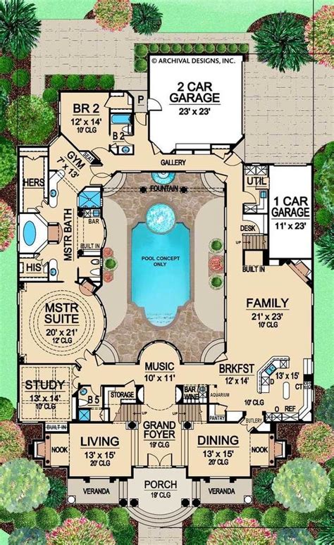 Lochinvar House Plan | Luxury floor plans, Mansion floor plan, House ...