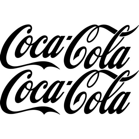 2x Coca Cola V2 Sticker Decal Decal Stickers - DecalsHouse