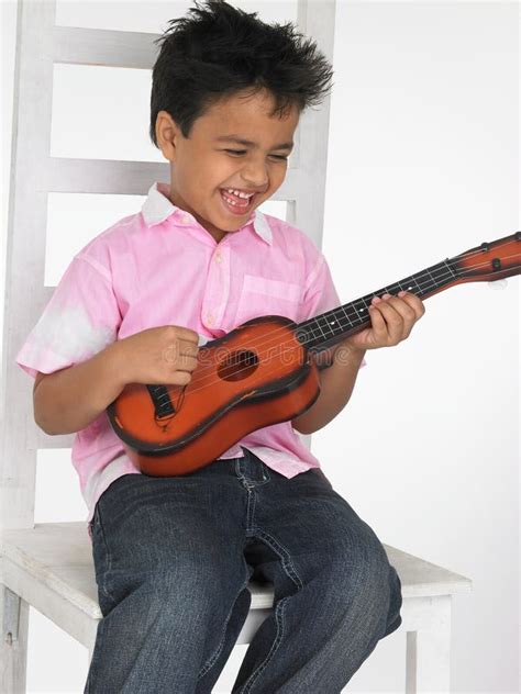 Boy with guitar stock image. Image of indian, playing - 6171909