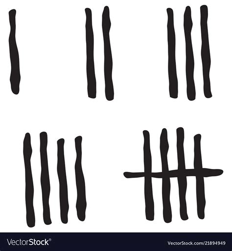 5 Tally Marks Symbol